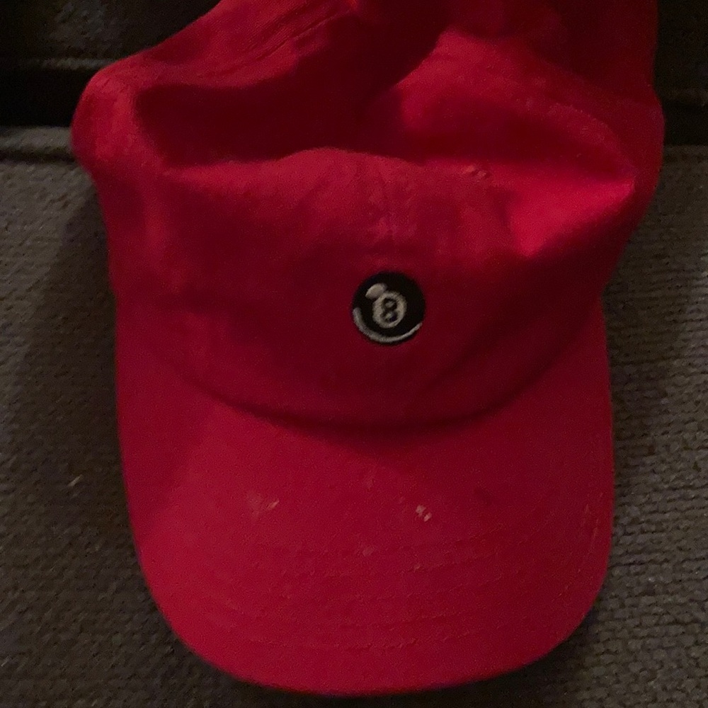 Pool “8”ball baseball hat